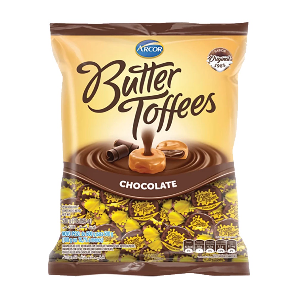 COD 5298 BALA ARCOR BUTTER TOFFEES CHOCOLATE